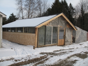 Barn Two not finished but ready for winter.