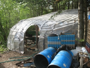 Veg Washing & Prep Area.